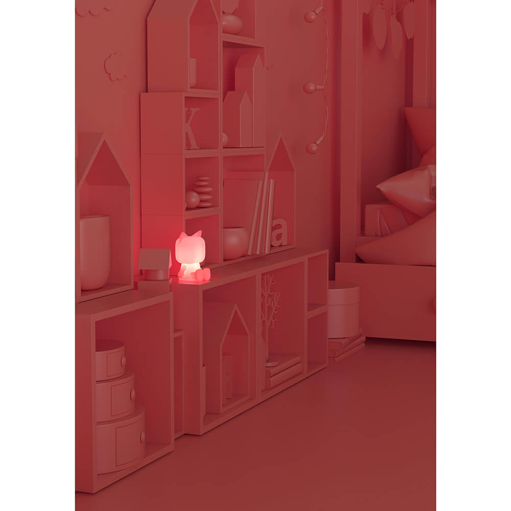 Nattlampa Mobility On Board Cute Animal Light Multicolor
