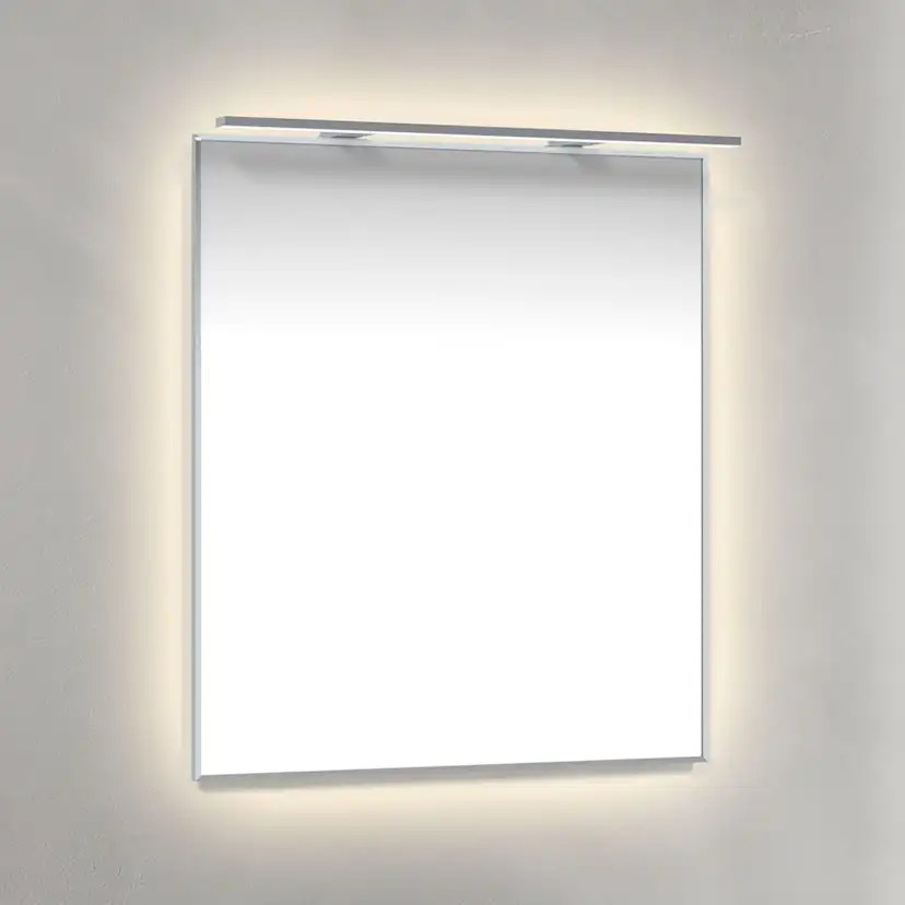 Spegel Macro Design Crown Ambilight Ramp-belysning Med Ram