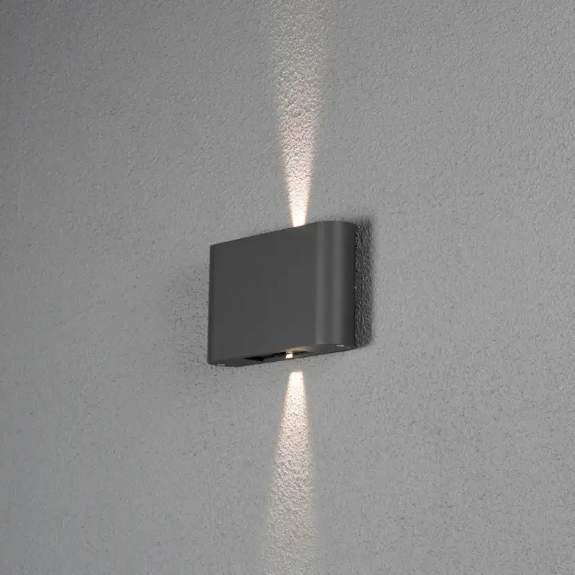 Vägglykta Gnosjö Konstsmide Chieri Justerbar Spridning LED 2X6W