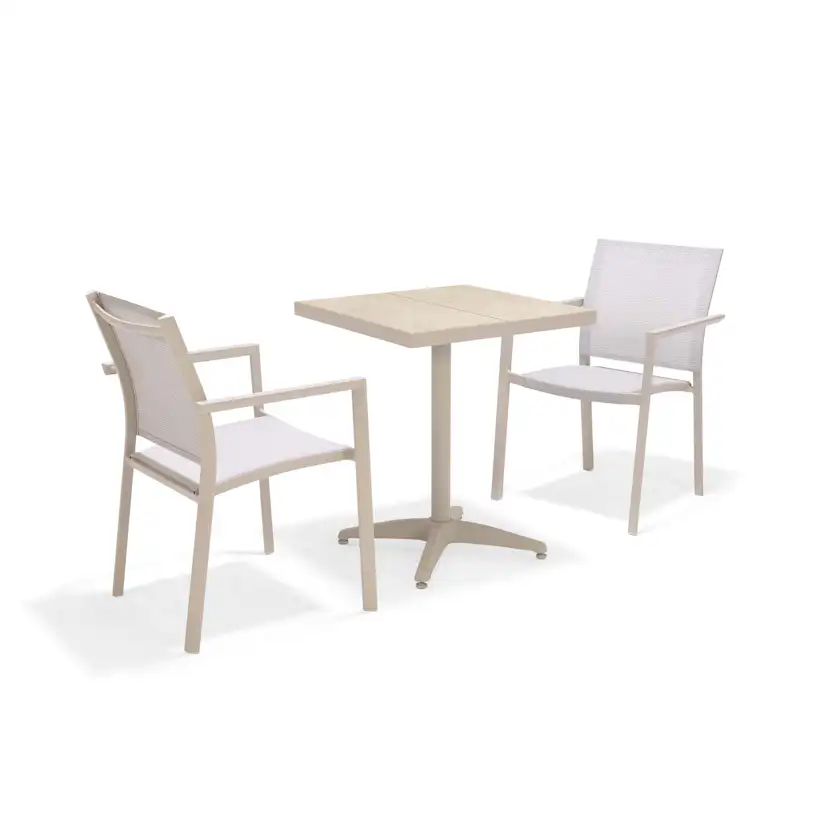 Caféset LifestyleGarden Urbanite bistrobord + 2 carverstolar