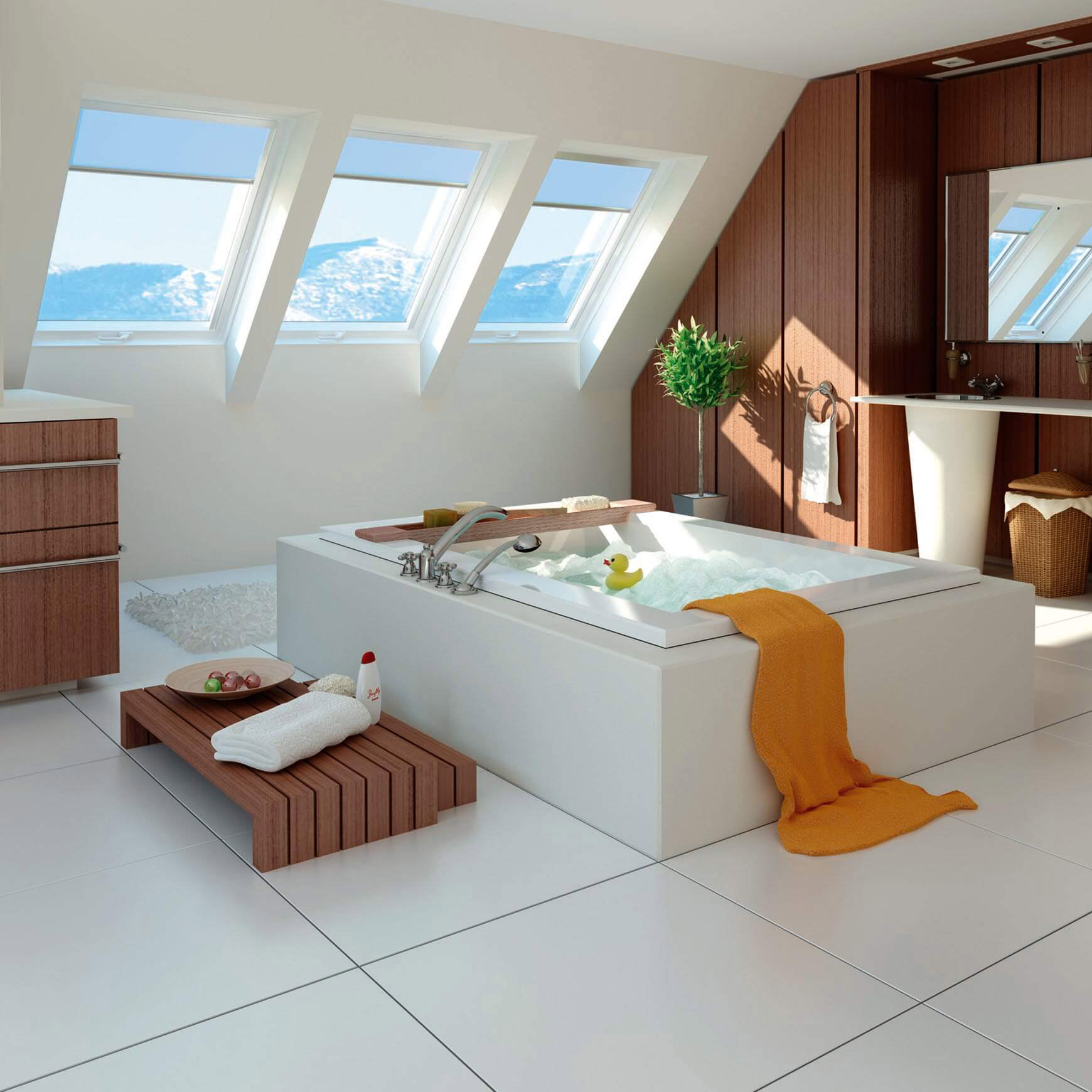 Takfönster Fakro PVC Pivåhängt 3-Glas Lagerfört