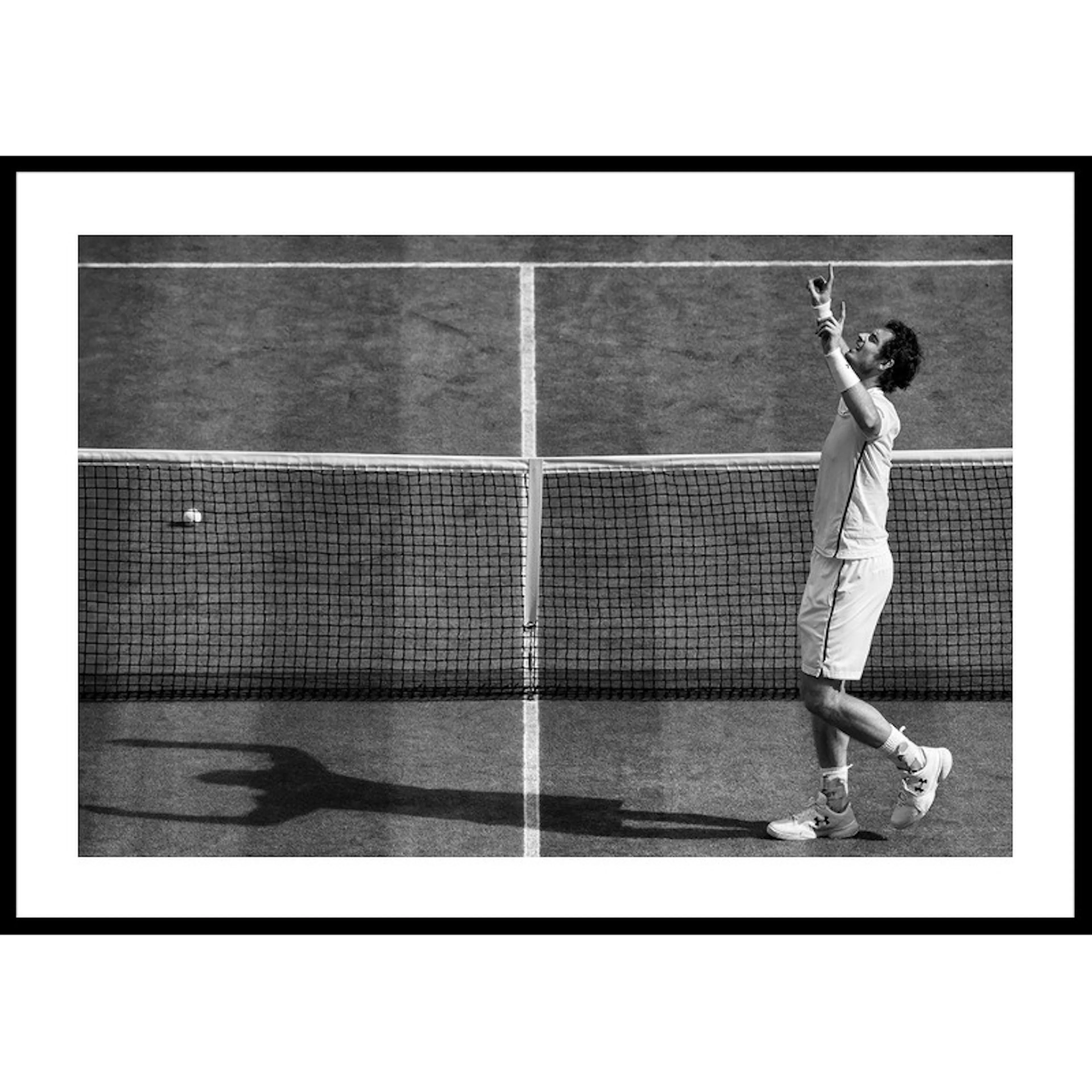 Andy Murray Wimbledon 2016 B&W 50x70 50x70 cm