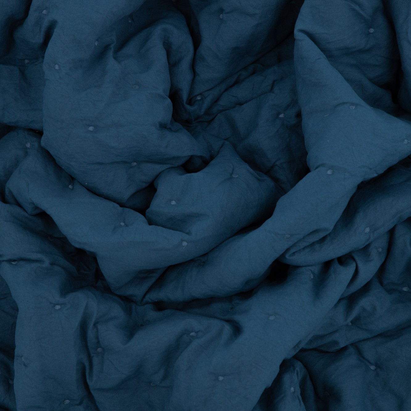 Sally Bedspread Microfiber - Blue / - 260*260 Blå, Mått: 260x80 cm