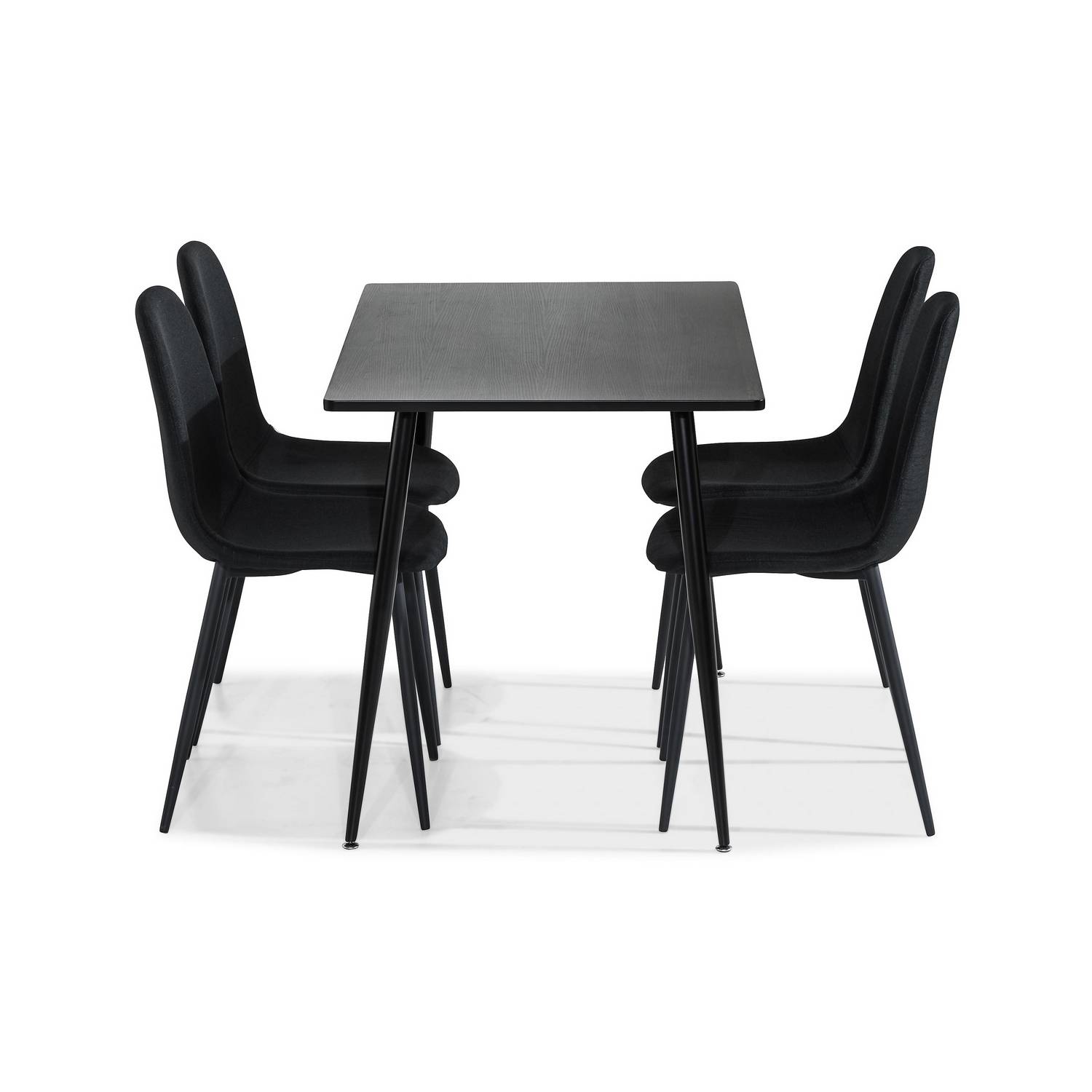 Matgrupp Basic Home Marcelen 120 cm med 4 Nibe Matstol