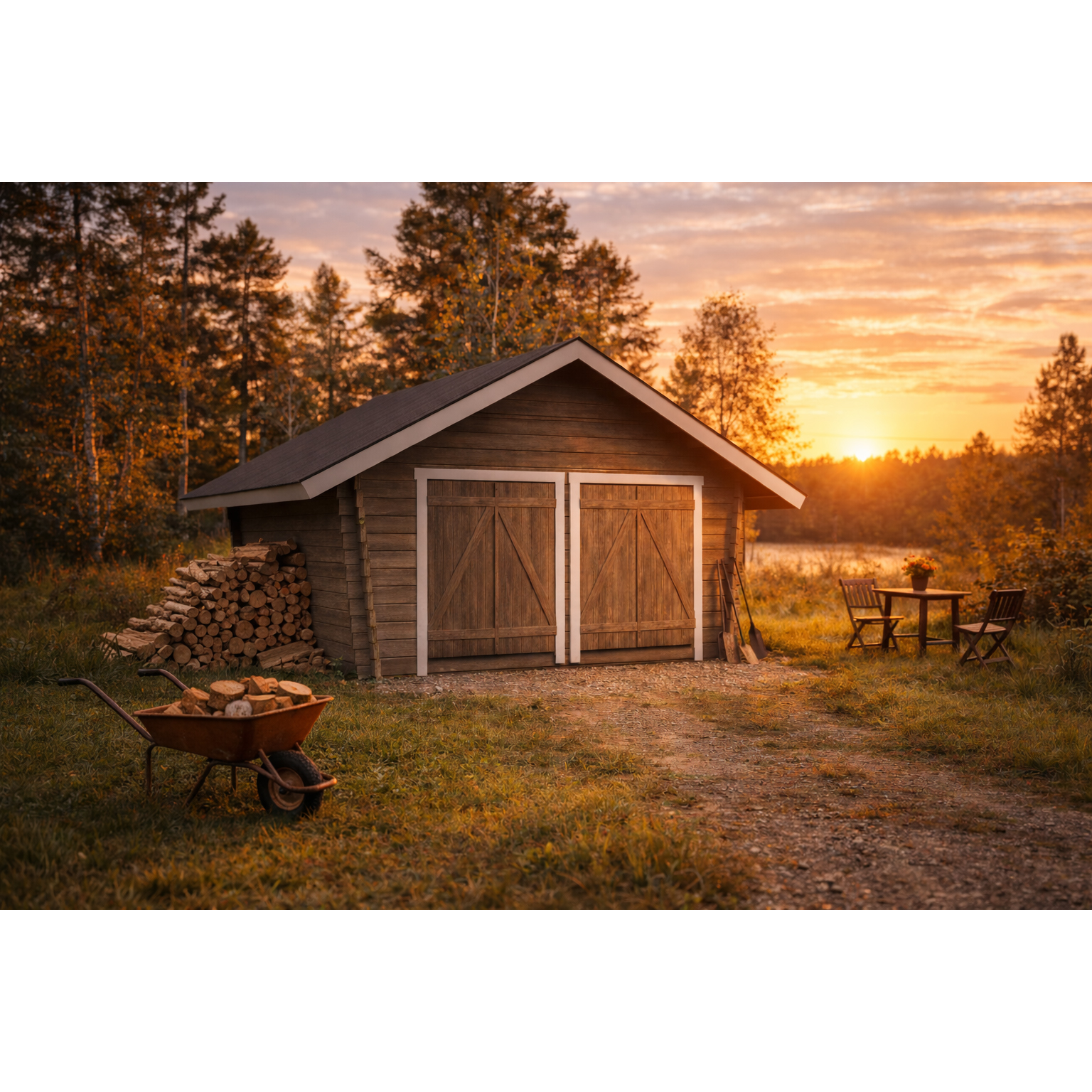 Timmerlada LP Garden Tuplakymppi  20 m²
