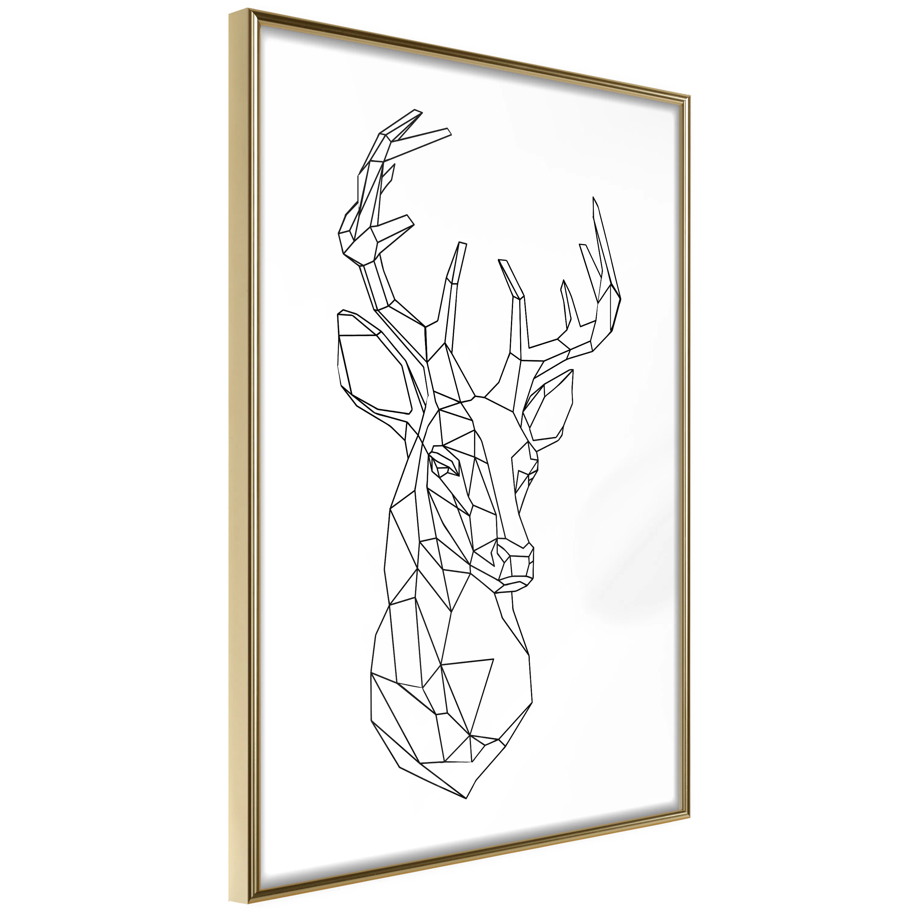 Poster Artgeist Affisch Geometric Deer