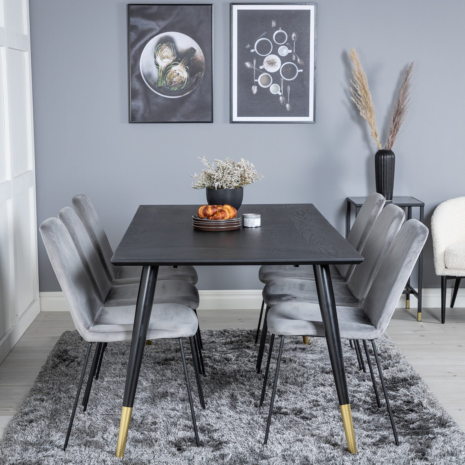 Matgrupp Venture Home Dipp med 6 Muce Stolar