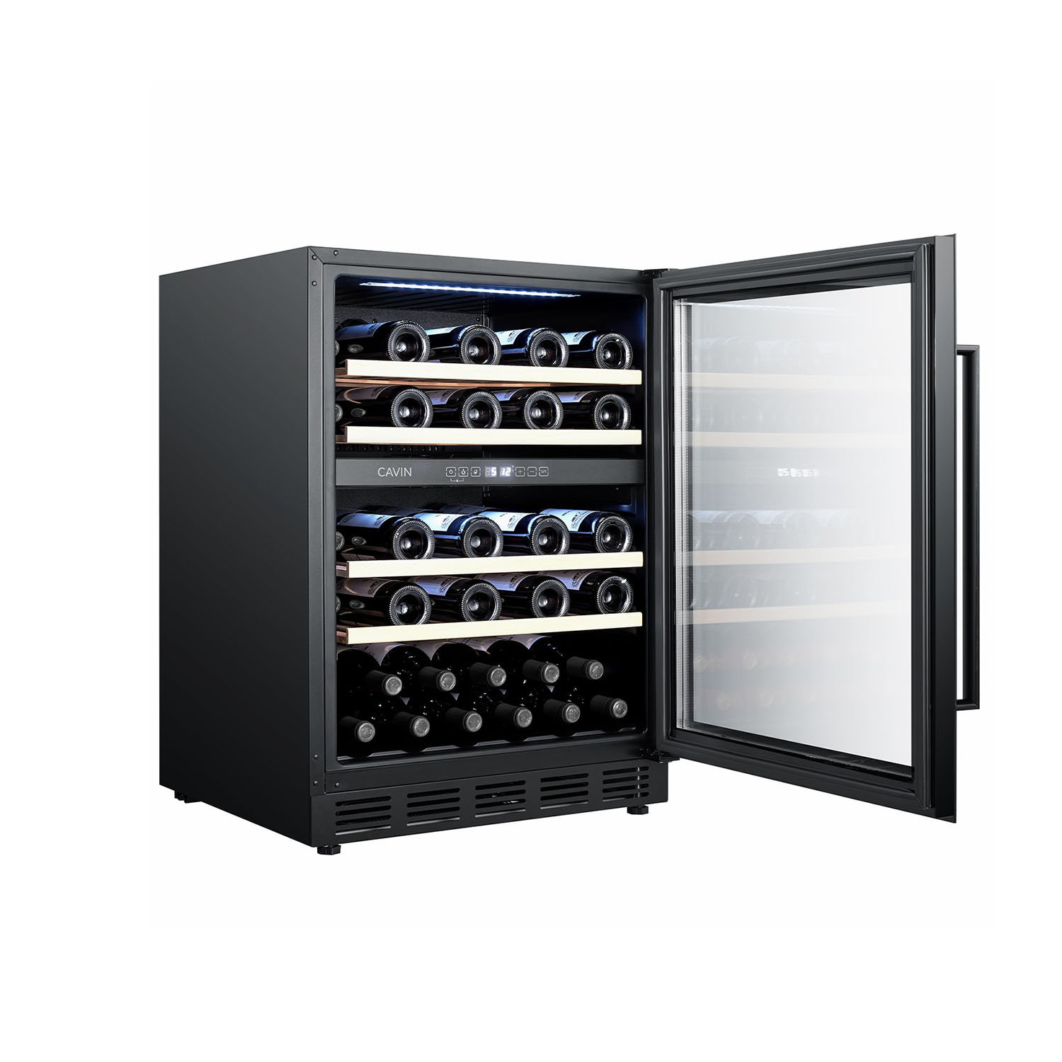 Vinkyl Cavin Arctic Collection 60D Fullglass Black - Elegant Svart
