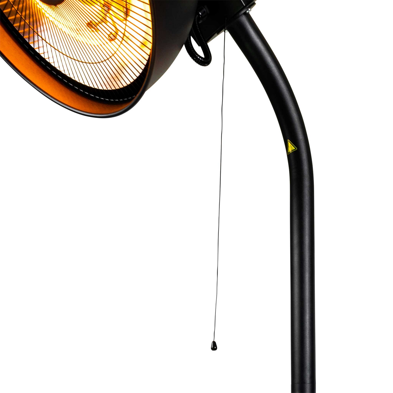 Terrassvärmare Fornorth Delux 2000W Goldmodell Svart