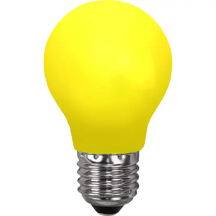 LED-lampa Star Trading E27 A55 Outdoor Lighting Gul 0,9W
