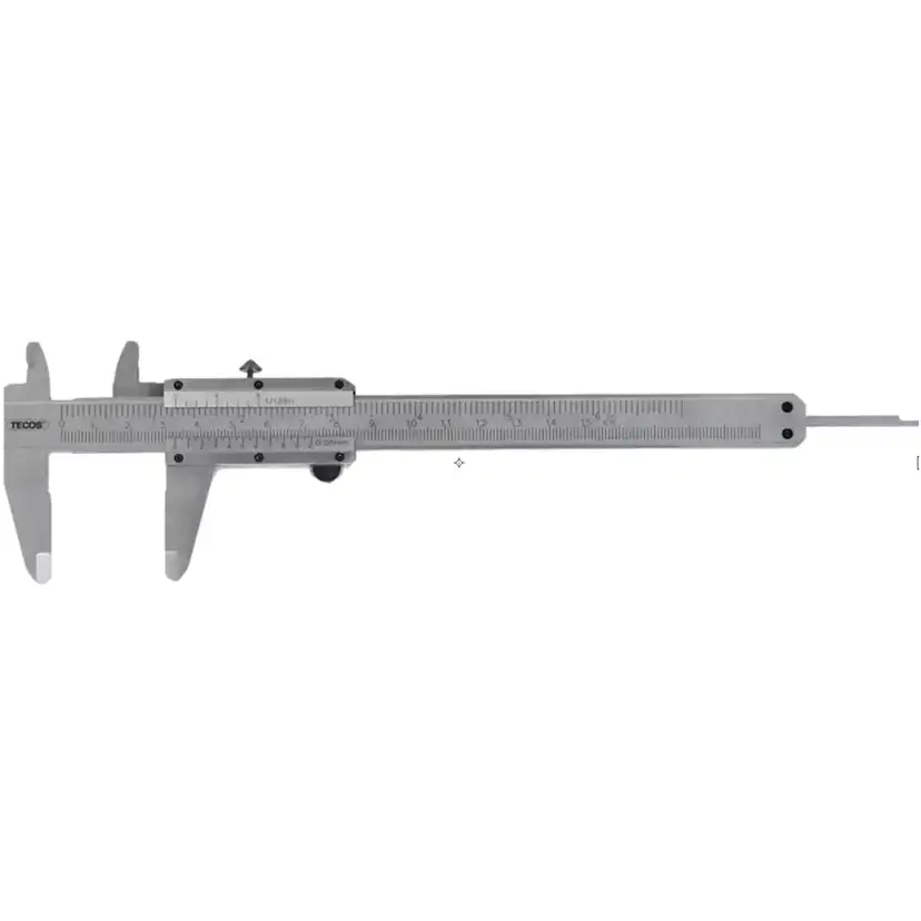 Skjutmått Tecos m/skruelås 0-150mm