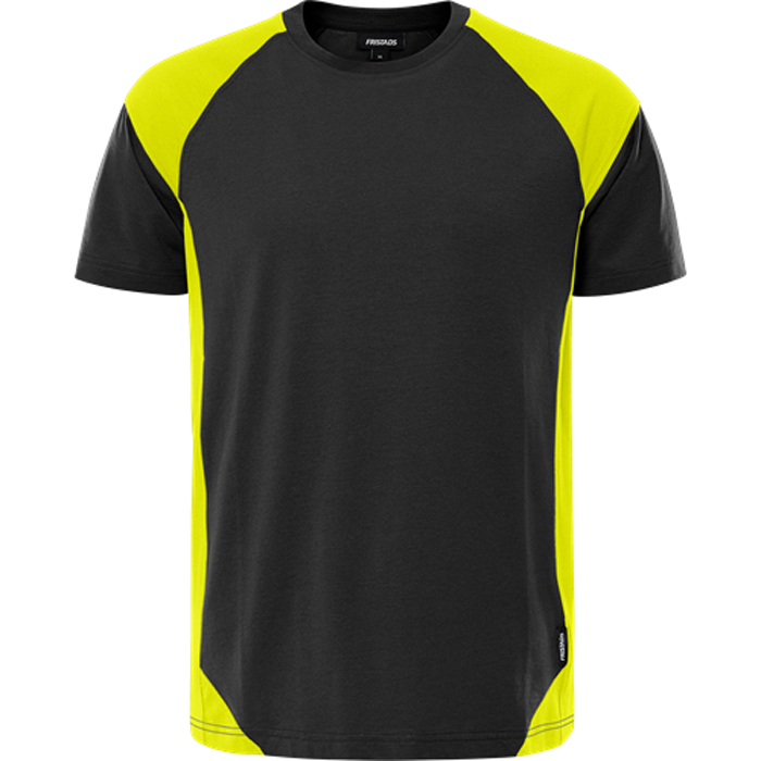 T-SHIRT 7046 GTM Färg: Svart/Hivis Gul, Storlek: M