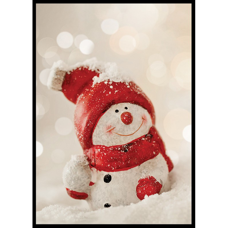 Poster Gallerix Snowman Decoration
