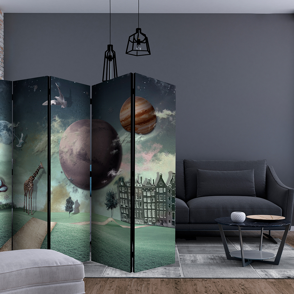 Rumsavdelare Skärmvägg Arkiio City Of The Future II 225x172 cm