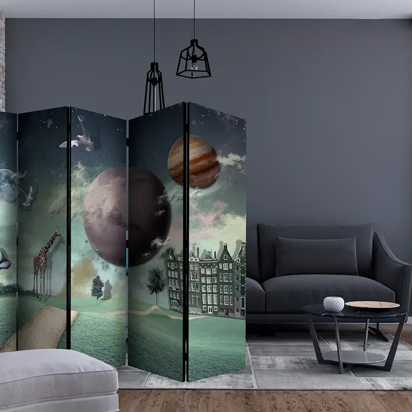 Rumsavdelare Skärmvägg Arkiio City Of The Future II 225x172 cm