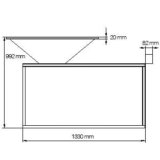 Eldstad Lyfco Cortenstål Vedeldad Skärbräda Vemdalen