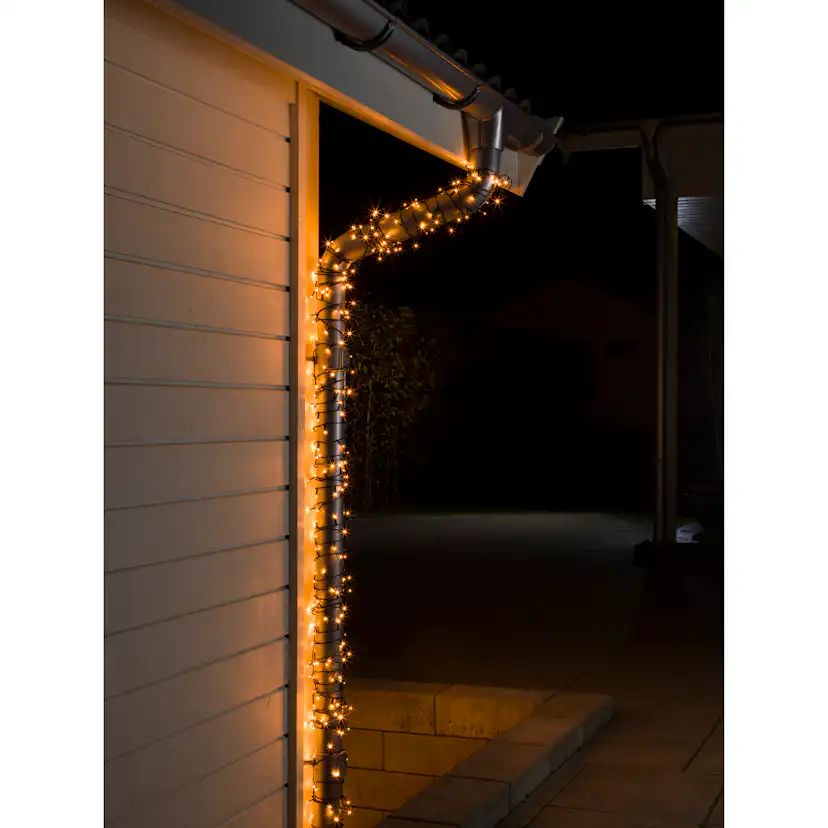 Ljusslinga Gnosjö Konstsmide 200st LED-lampor Amber 30V/IP44 Utomhus