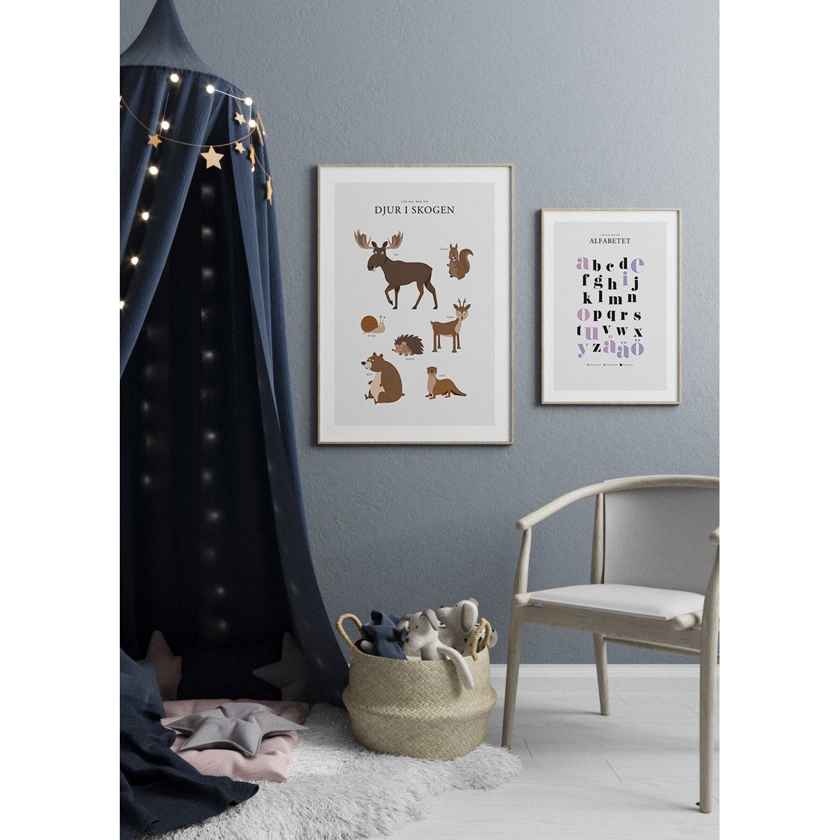 Poster Gallerix Djur I Skogen