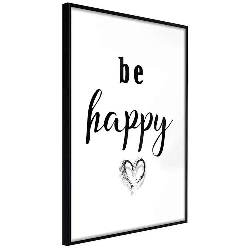 Poster Artgeist Affisch Be Happy