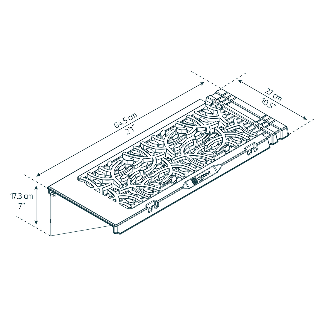 Hylla Canopia by Palram Till Växthus 12-Pack