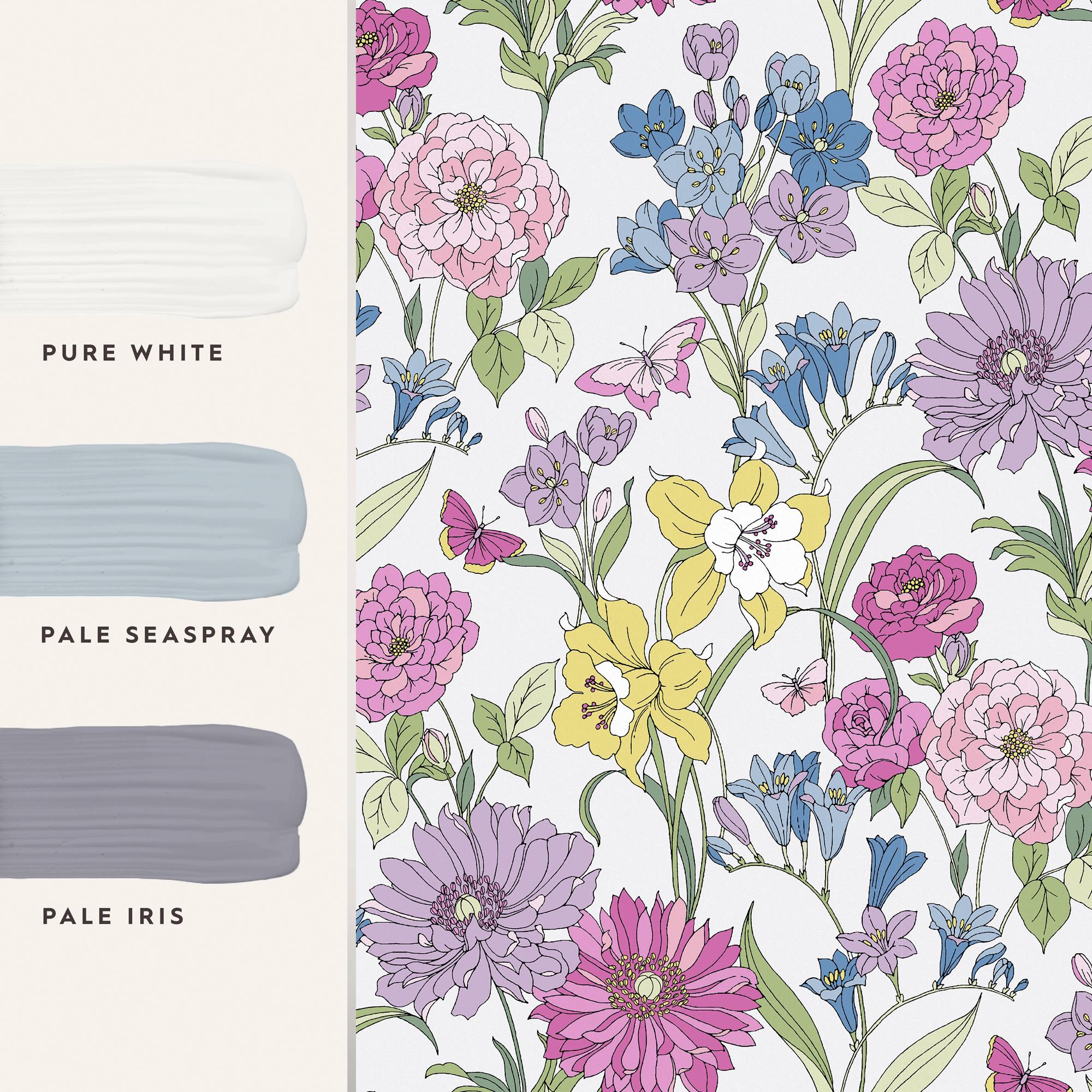 Tapet Laura Ashley Gilly Flerfärgad 119846