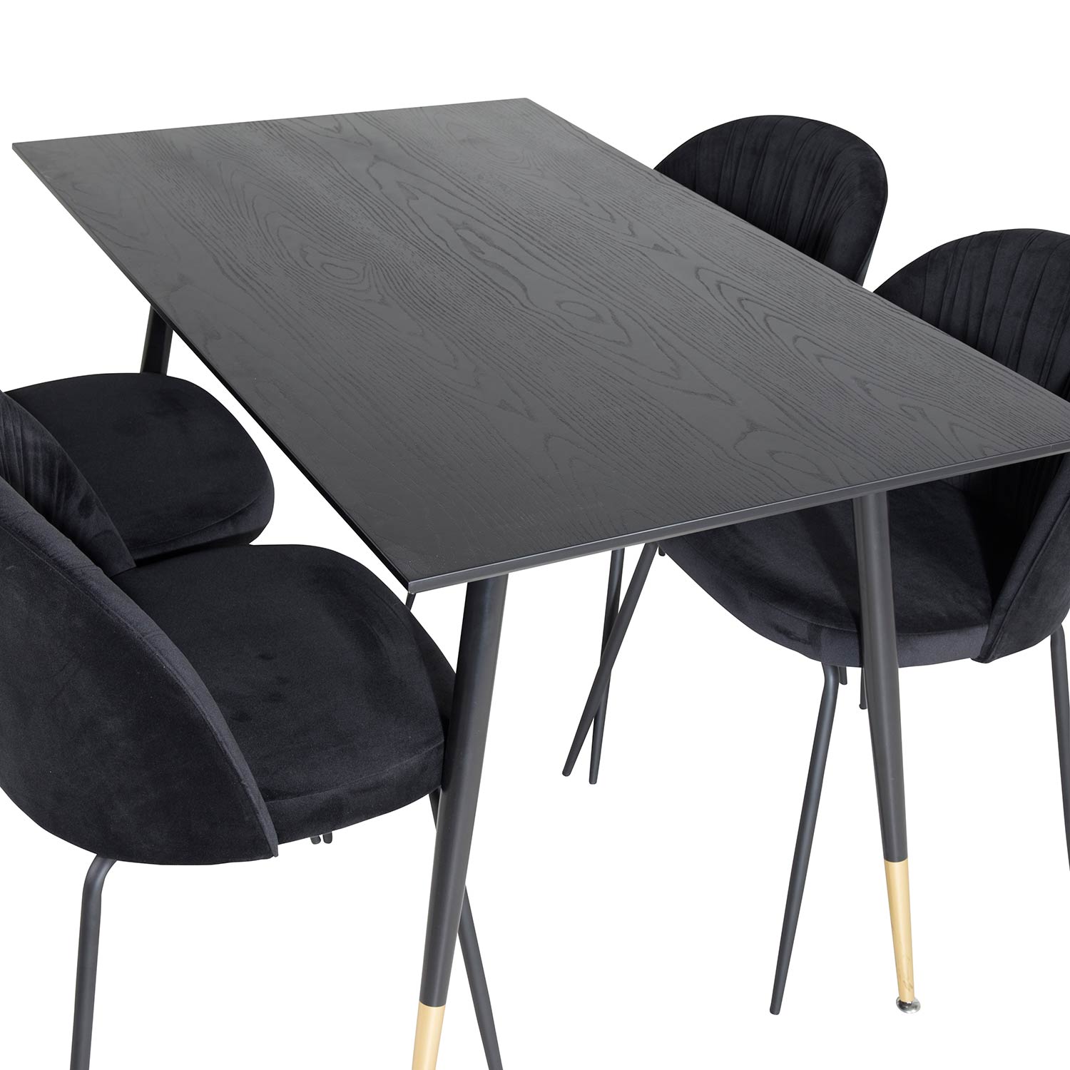 Matgrupp Venture Home Dipp med 4 Wrinkles Stolar