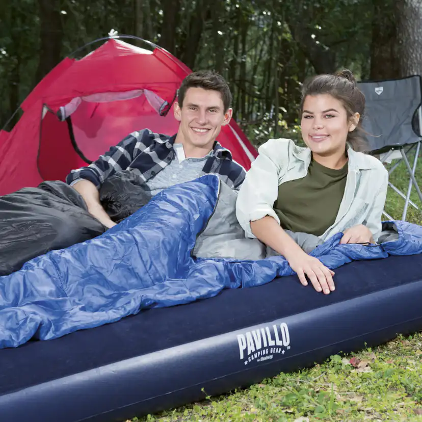 67002 Pavillo 1.91m x 1.37m x 22cm Airbed Full Uppblåsbar madrass Bestway Pavillo Airbed