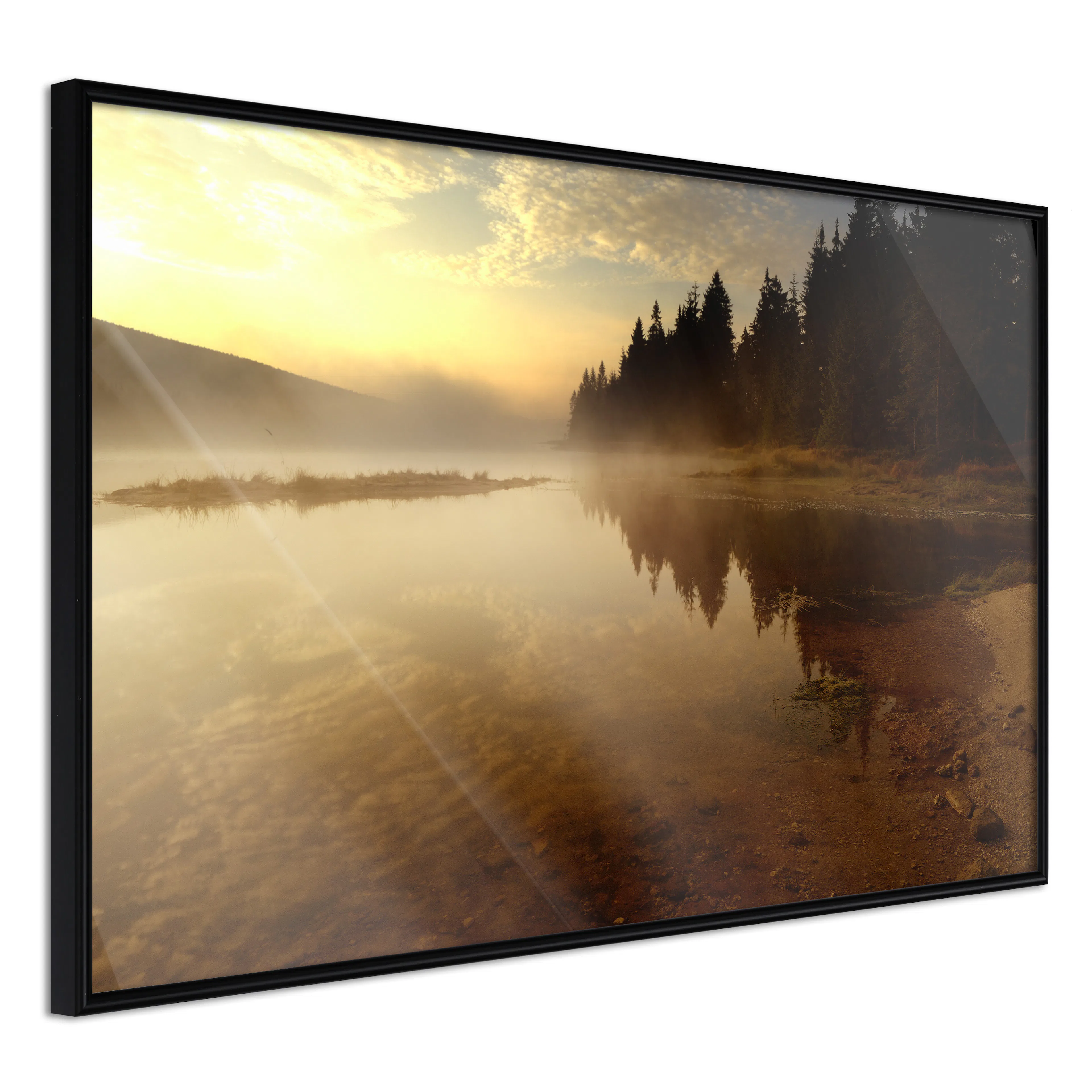 Affisch - Autumn Evening [Poster] 30x20 Svart ram, 30x20 cm