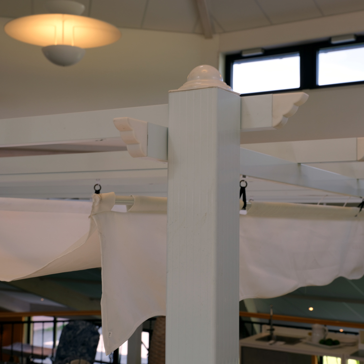 Pergola Hillerstorp Skanör 3x4m Mörkgrått Solskydd