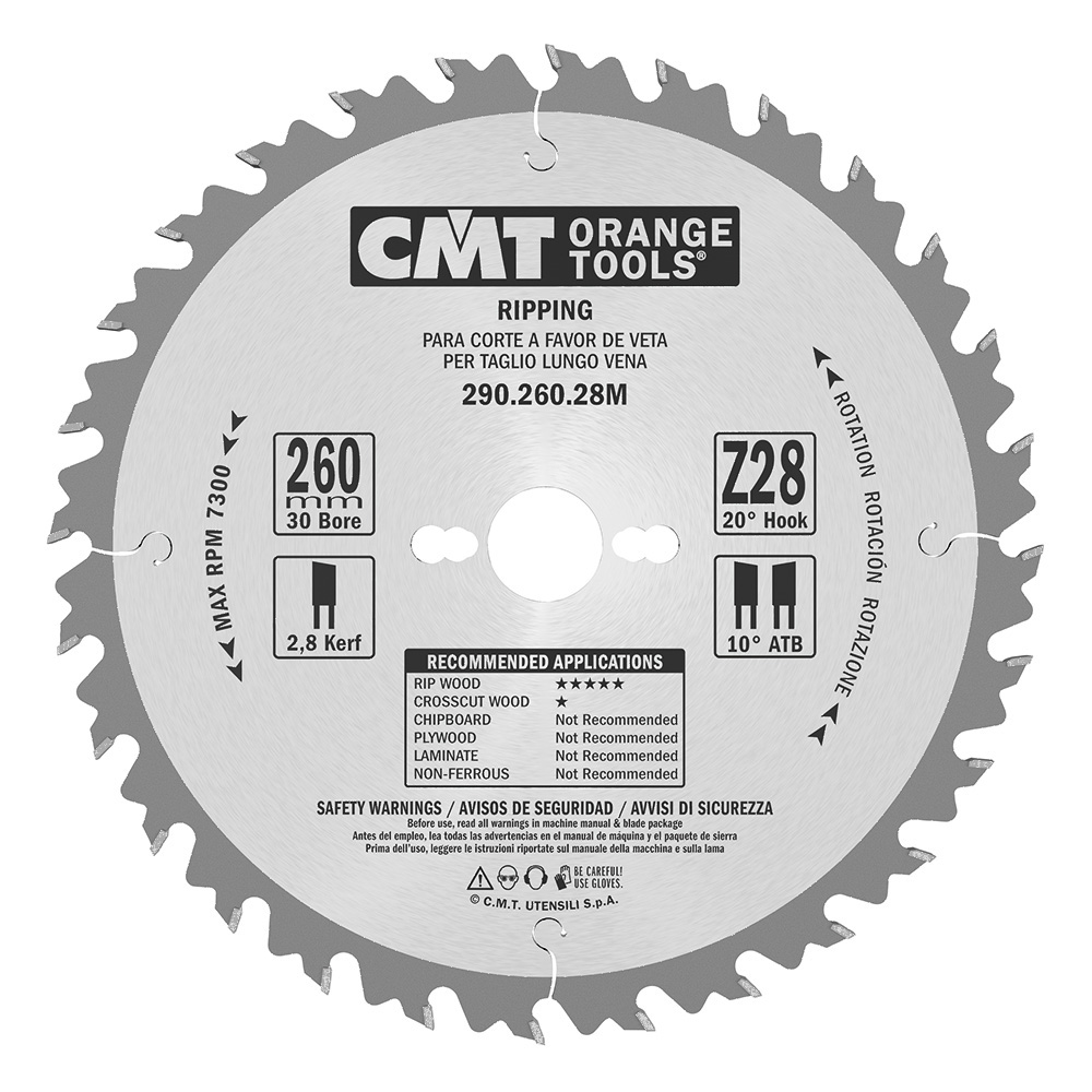 Sågklinga CMT Orange Tools Klyvning