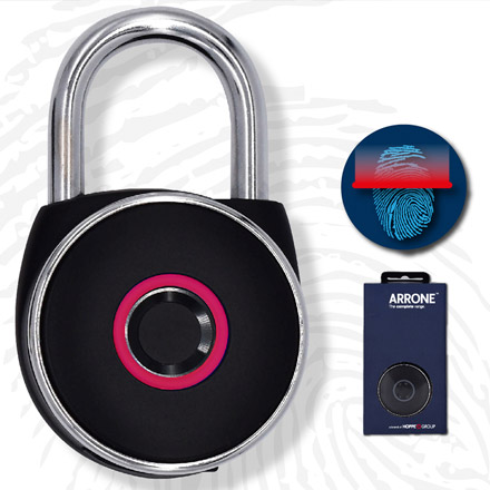 Hänglås Arrone Med Fingerscanner