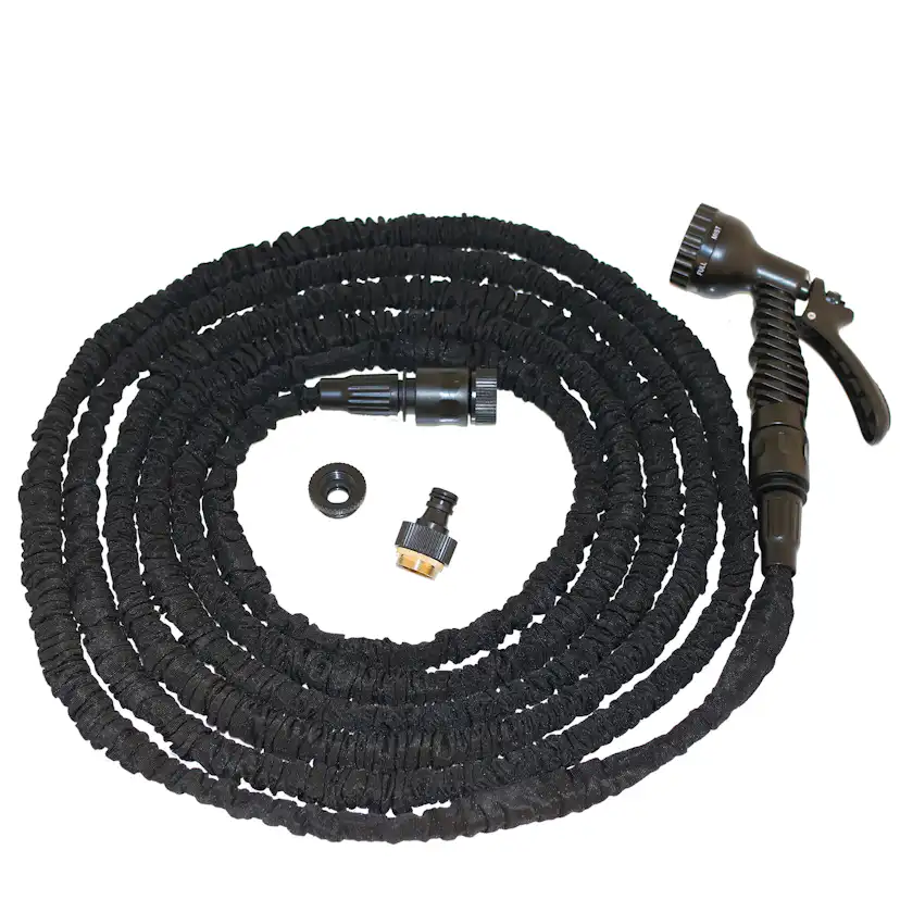 FLEXVANDSLANGE 15 M SORT Längd: 15 m