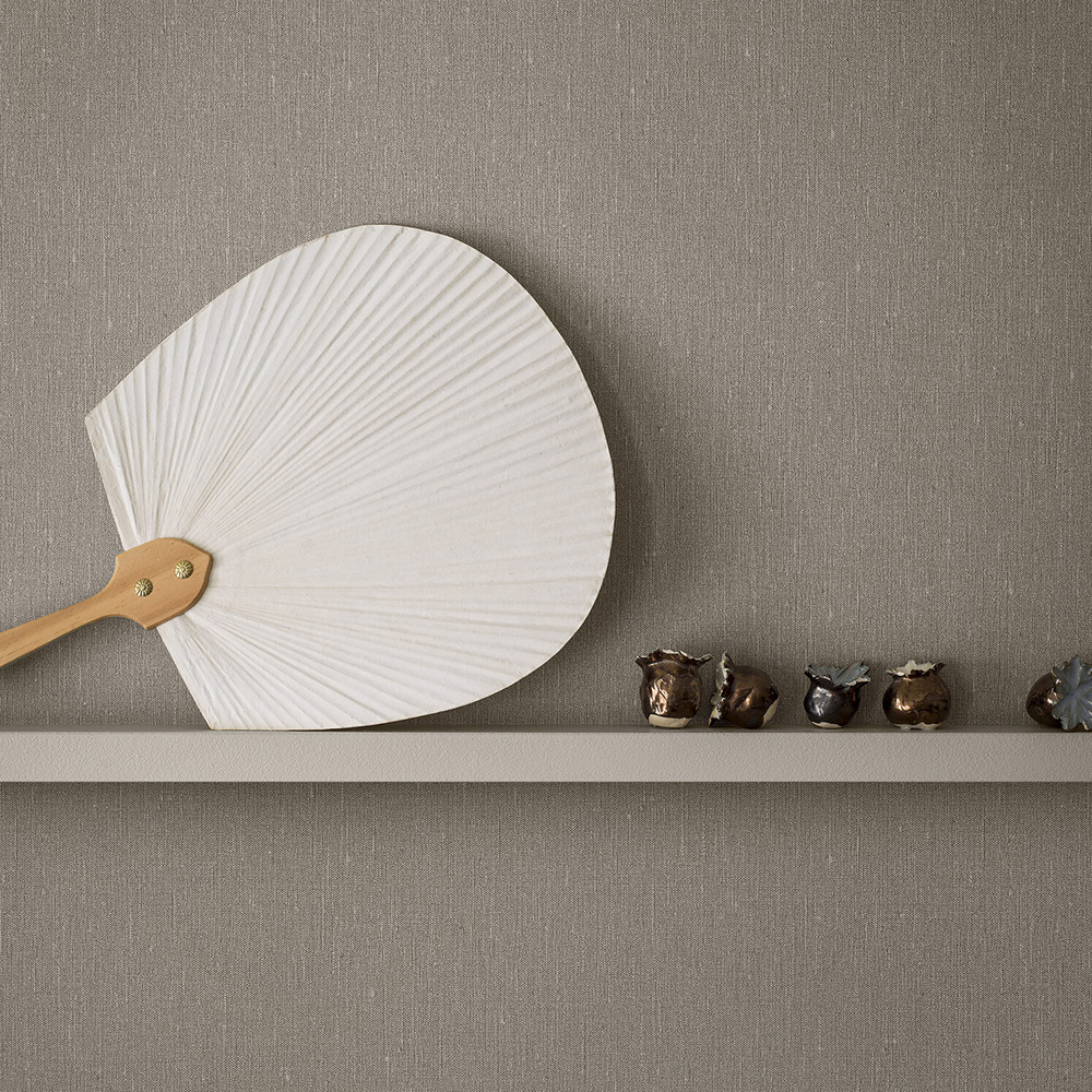 Tapet Boråstapeter Linen Muscot 4313 EasyUp, Enfärgad Beige
