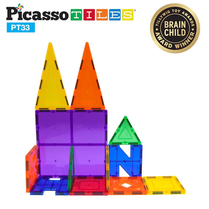 Magnetplattor Picasso Tiles 33 bitar