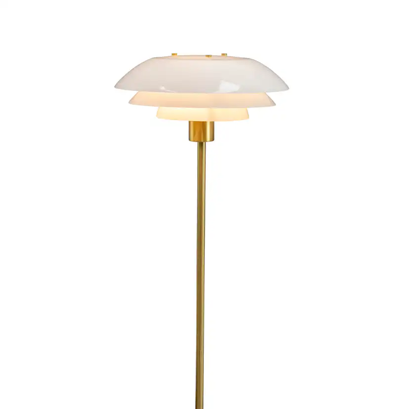 Golvlampa Dyberg Larsen DL31 Opal/Mässing