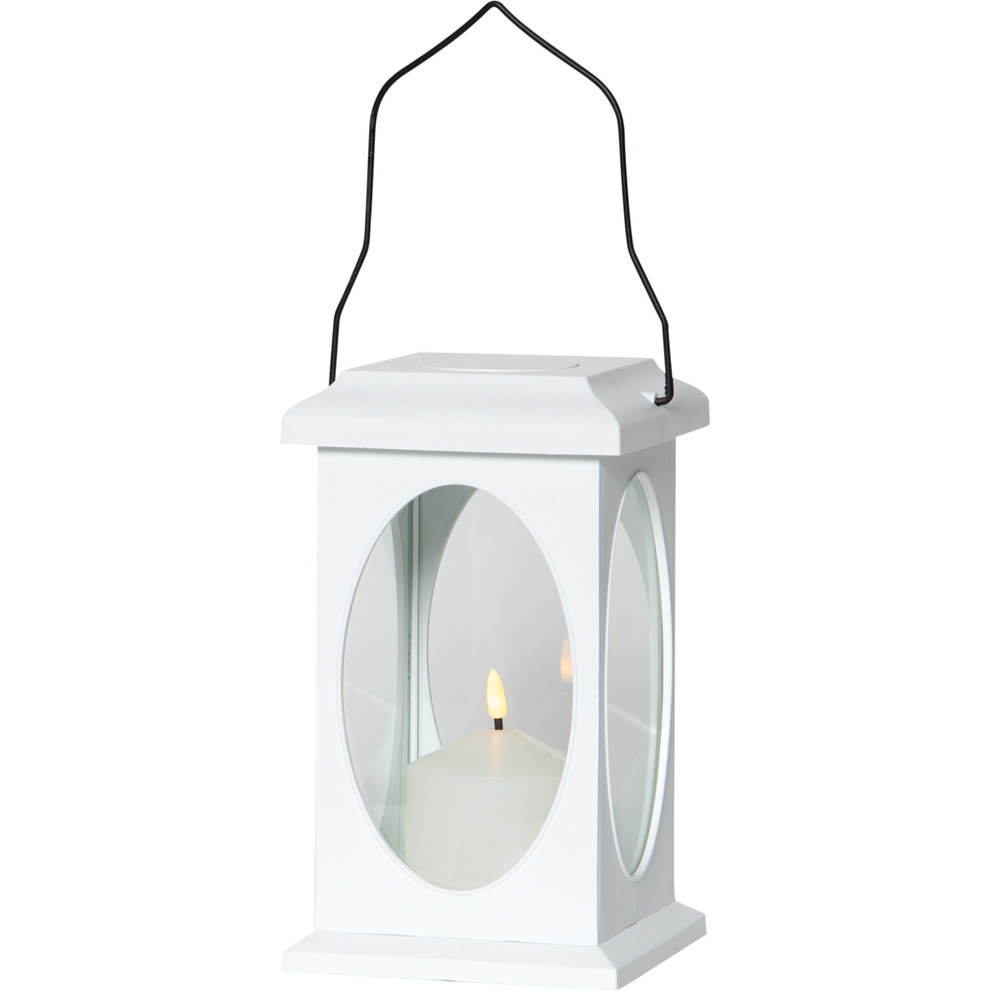 Lykta Flamme Vit