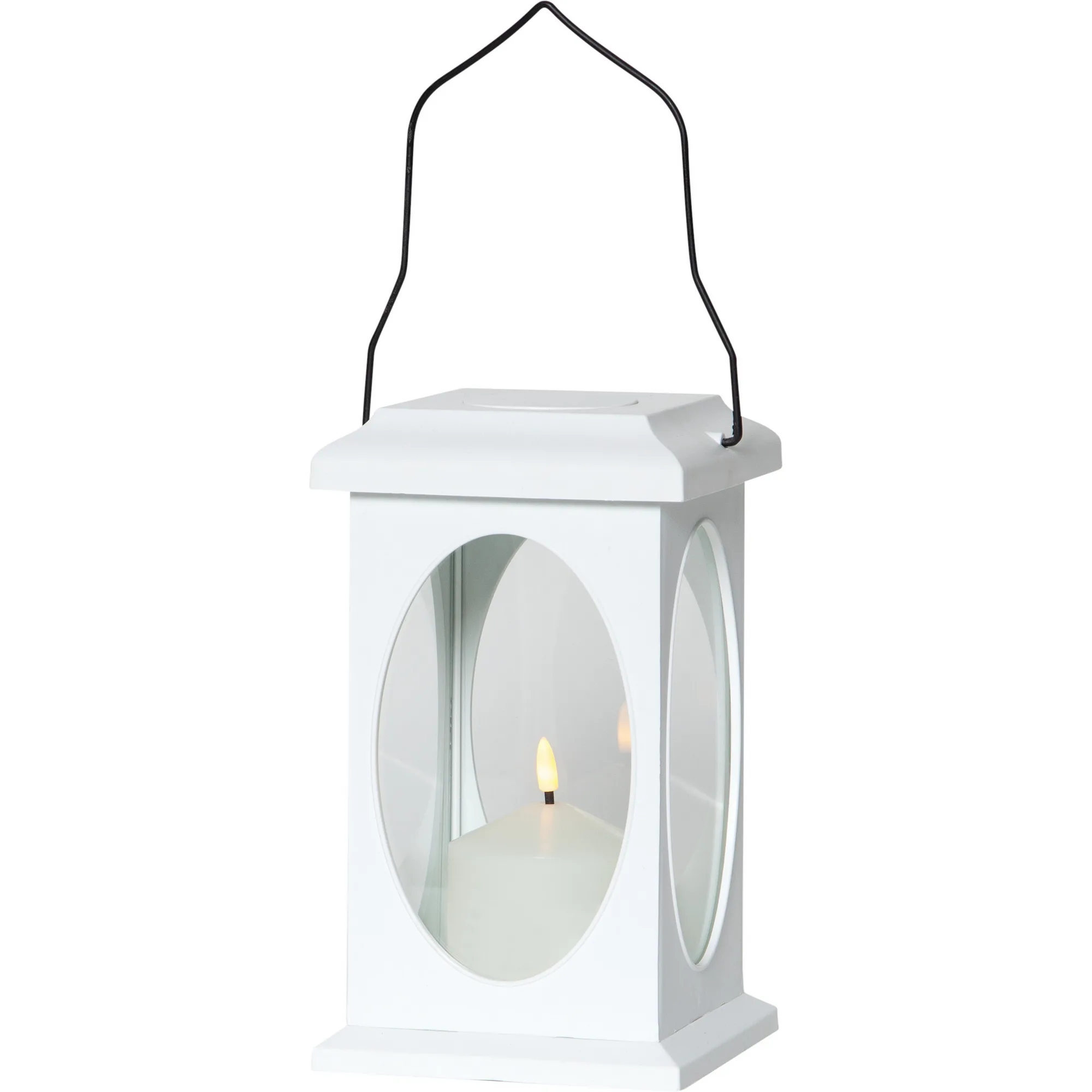 Lykta Flamme Vit