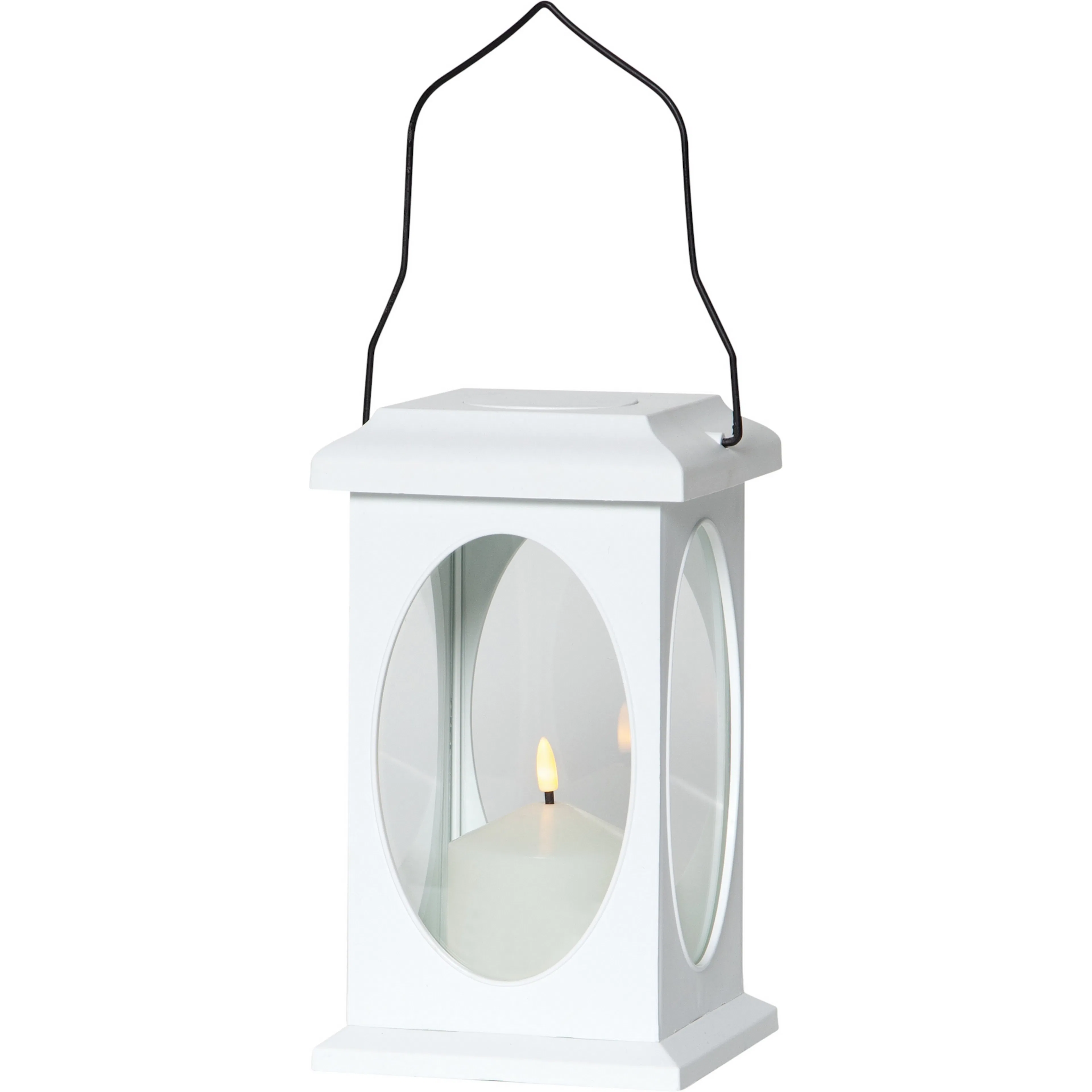 Lykta Flamme Vit