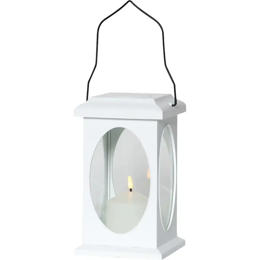 Lykta Flamme Vit