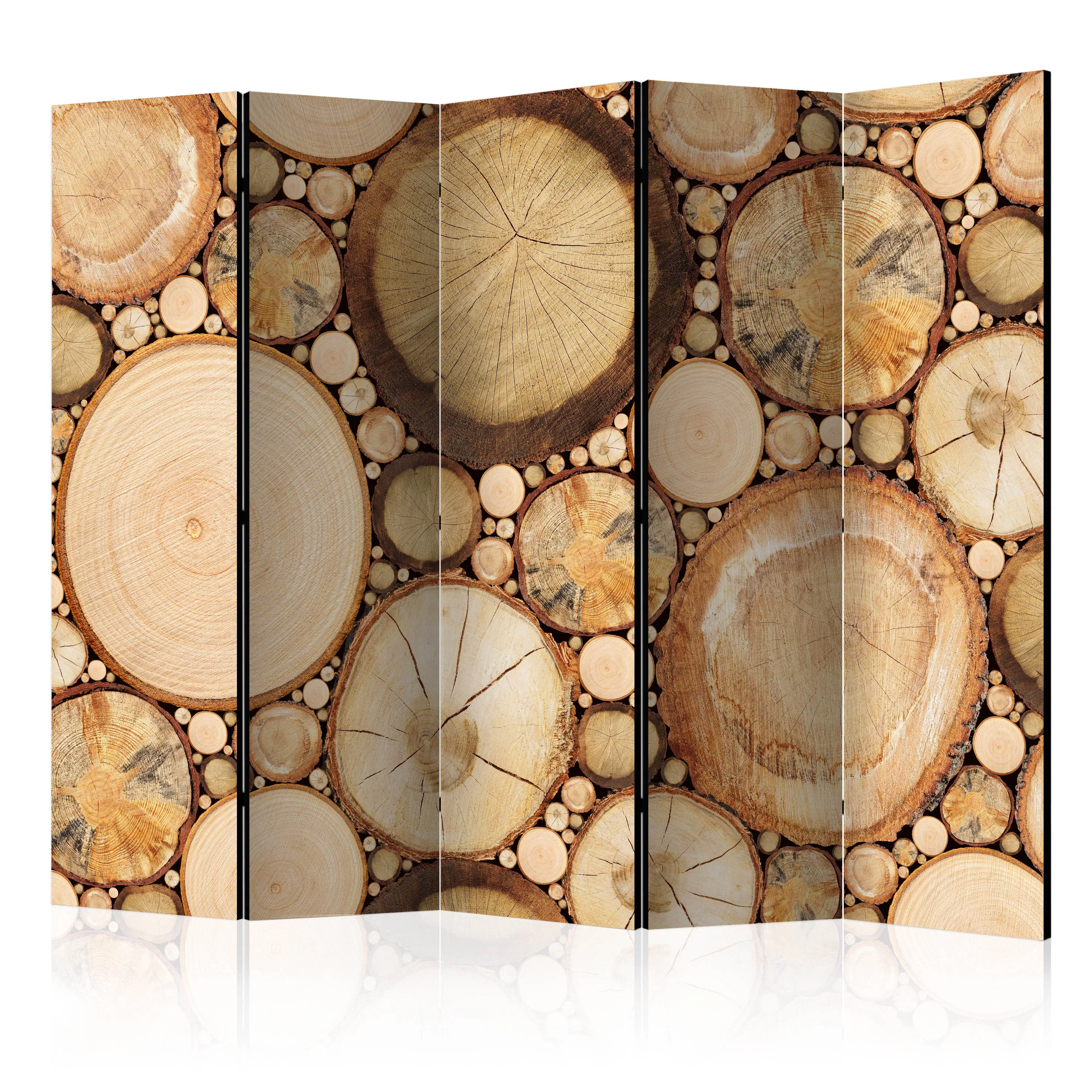 Rumsavdelare Skärmvägg Arkiio Wood Grains II 225x172 cm