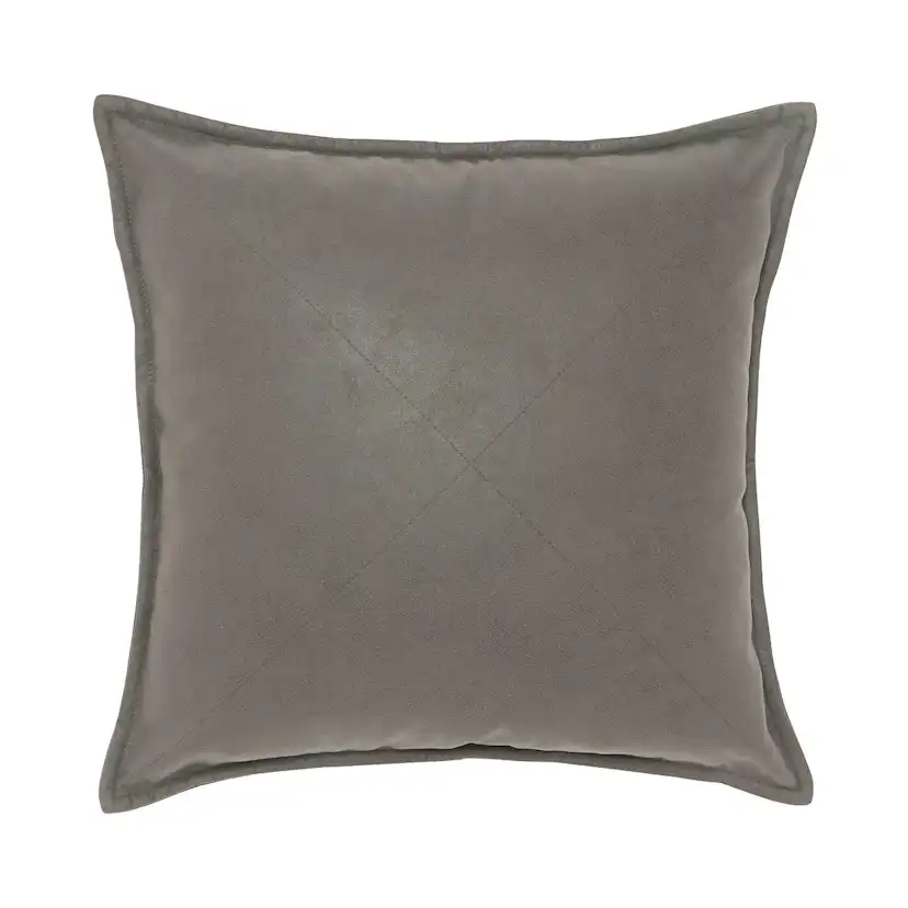 Kuddfodral Lycke, 45x45 cm Mörkbrun