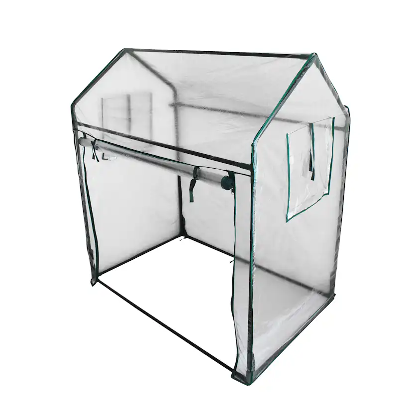 Växthus Plast Home it Drivhus för Pallkragar, Passar till 80x120 cm