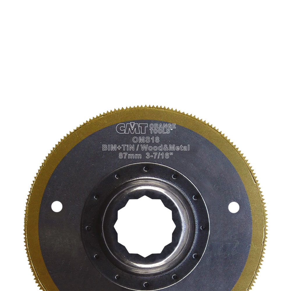 Supercut CMT Orange Tools 87mm Radial BIM Trä/metall OMS18-X1