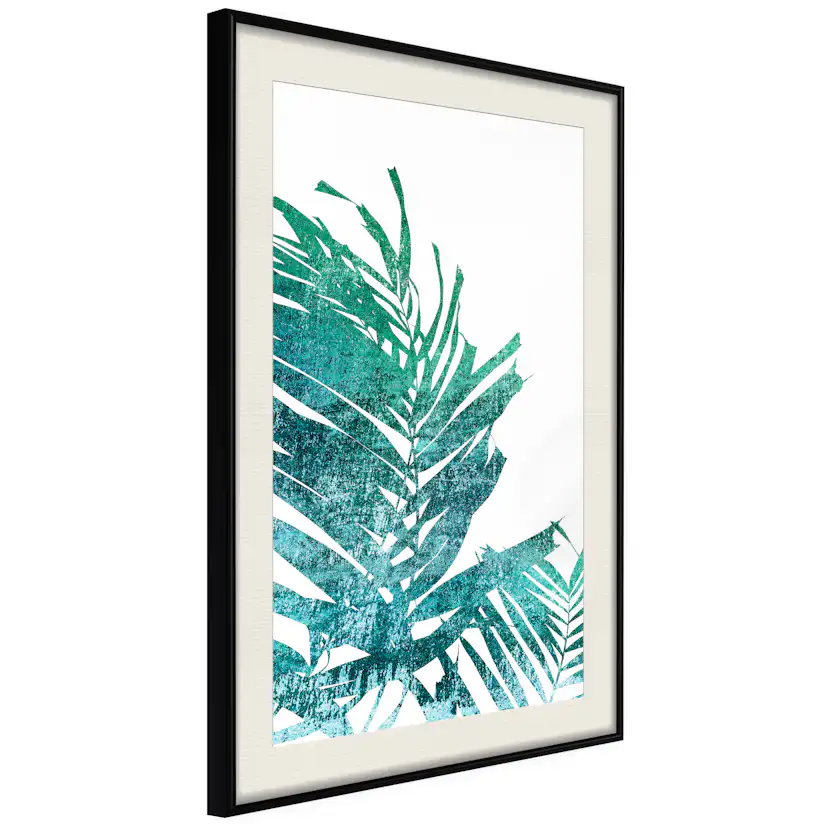 Poster Artgeist Affisch Emerald Palm