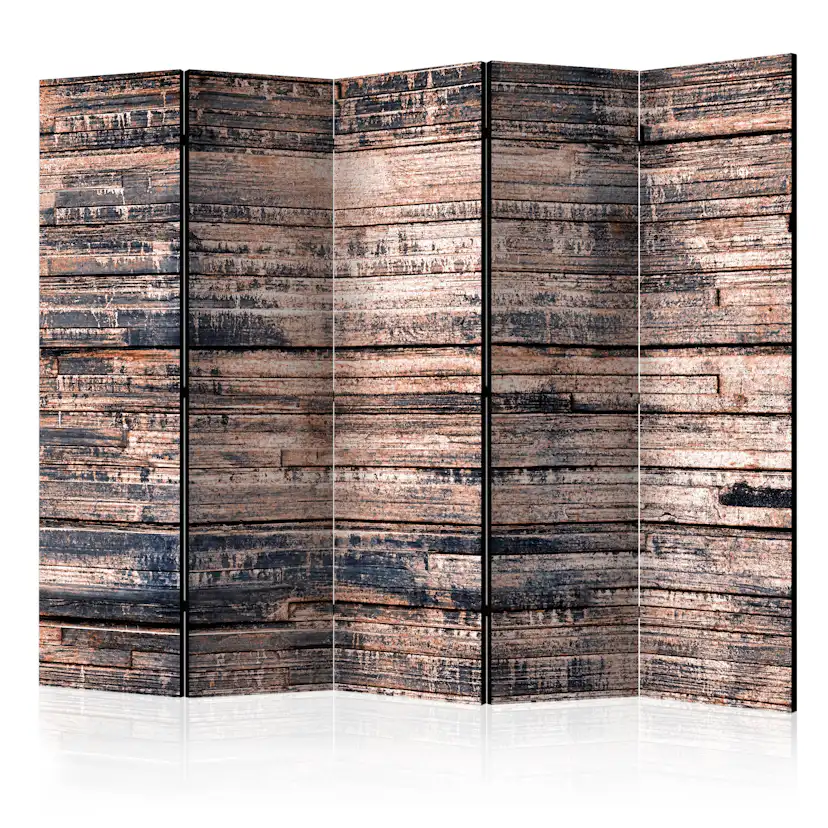Rumsavdelare Skärmvägg Arkiio Burnt Boards II 225x172 cm