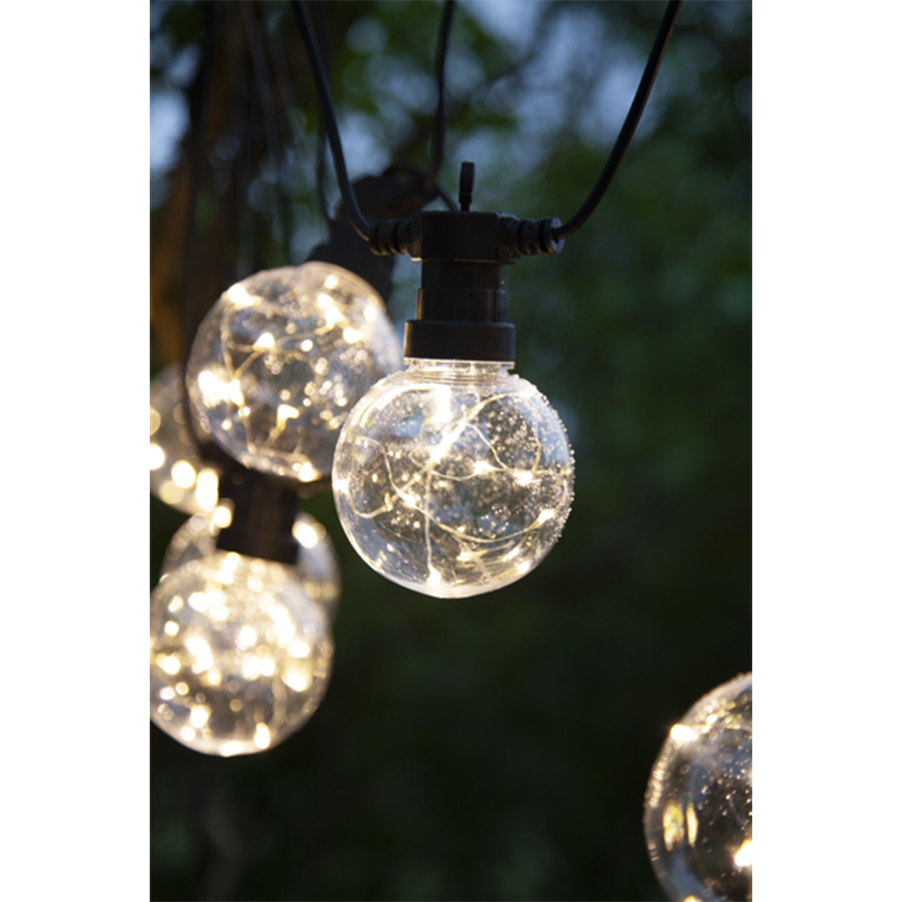 Ljusslinga Star Trading Big Circus 10L LED Utebelysning Svart