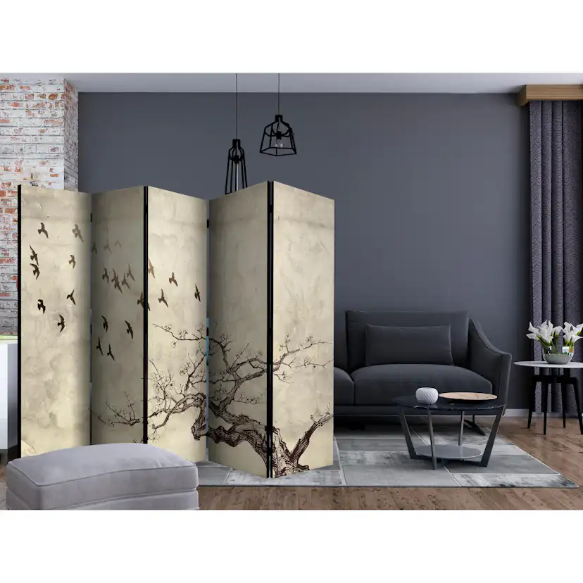 Rumsavdelare Skärmvägg Arkiio Flock of Birds II 225x172 cm