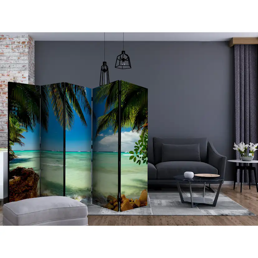 Rumsavdelare Skärmvägg Arkiio Relaxing on the Beach II 225x172 cm