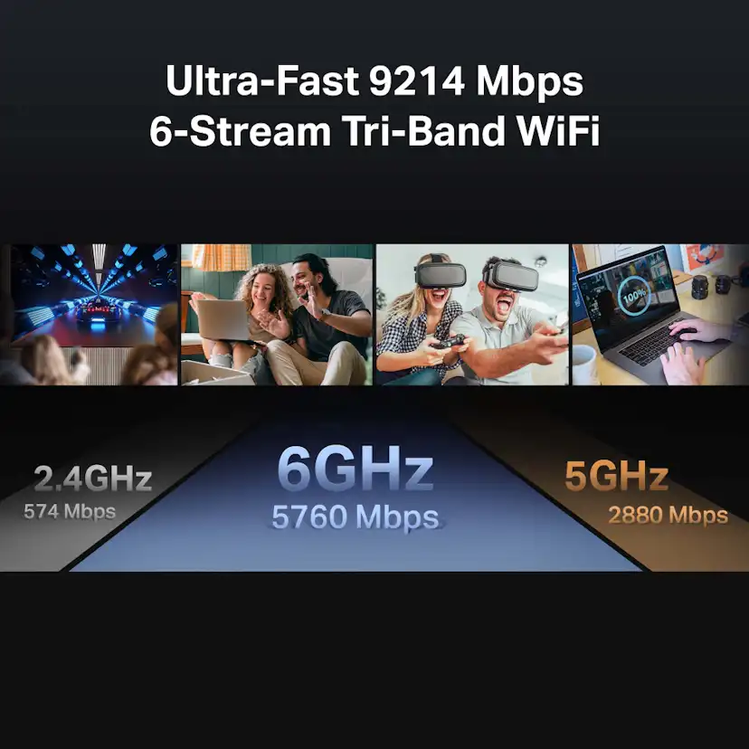 Router TP-Link Archer BE550 Tri-Band Wi-Fi 7