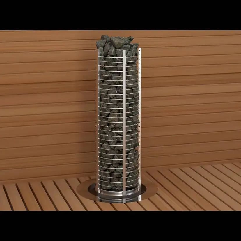 Bastuaggregat Sawo Tower Rund TH3 45NS 4,5 kW, TH3-45NS-P-C NS (kräver gränssnitt och strömstyrenhet), 4.5 Kw